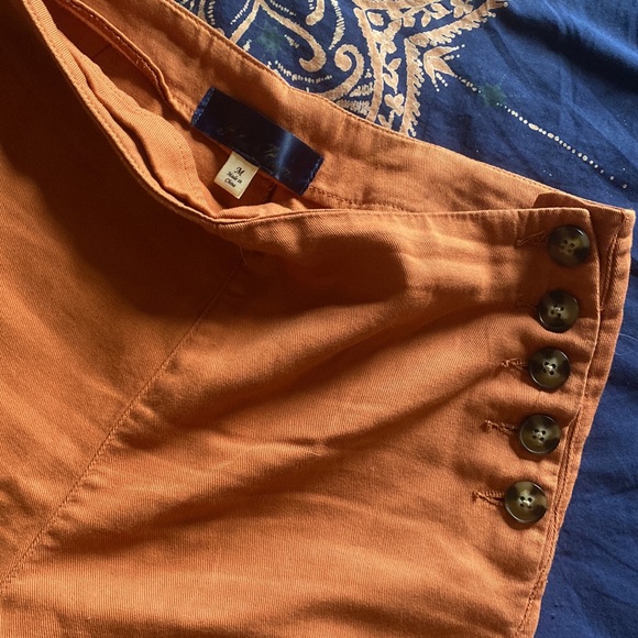 Francesca’s Collections: Rustic flared button pants - Picture 2 of 2